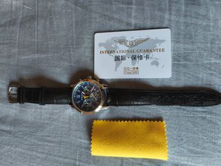 Reloj Guanqin - Cronógrafo Negro.