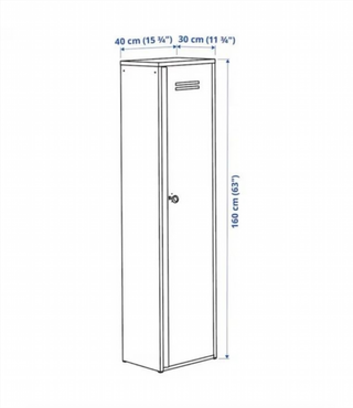 MOBILETTO DI STOCCAGGIO BIANCO MODELLO IVAR IKEA