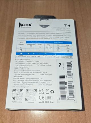 Wuben T4 Linterna Táctica *NUEVA*