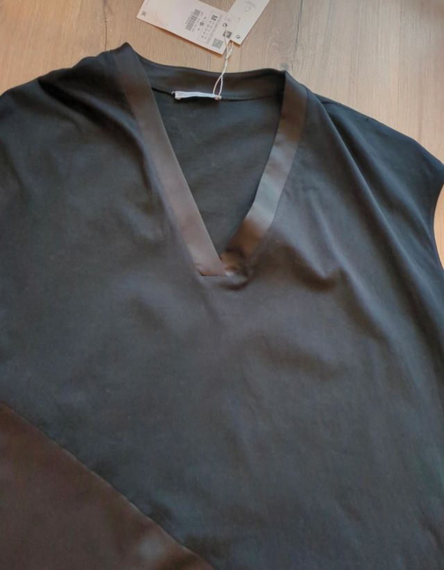 Vestido negro Zara M