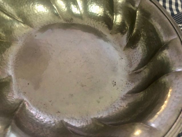 Ciotola peltro vintage