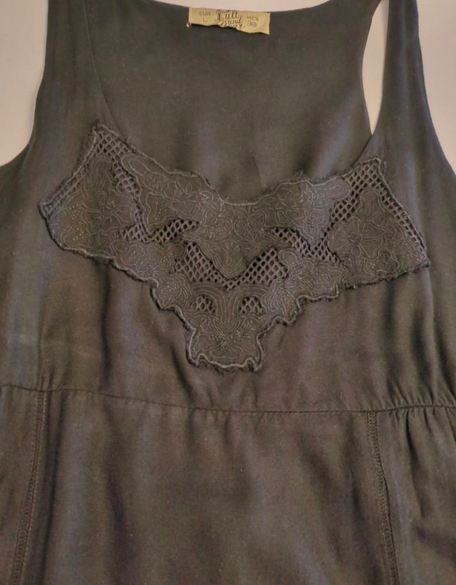 Vestido negro Pull&Bear