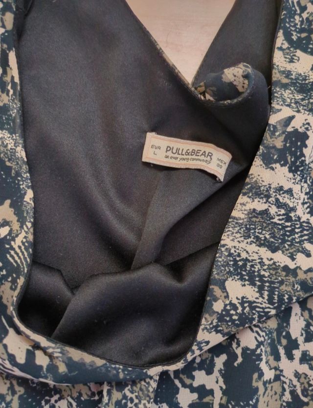 Vestido estampado Pull&Bear