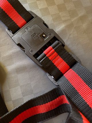 Cintura bagaglio - nera e rossa