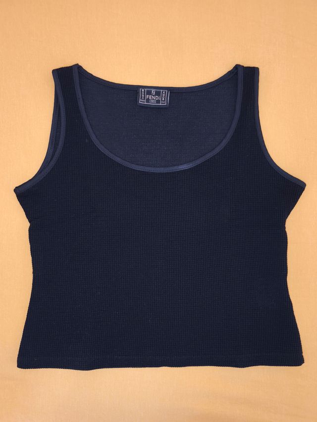 Canotta Fendi nera vintage tg.46