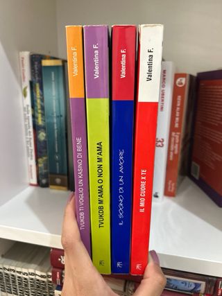set 4 libri valentina f