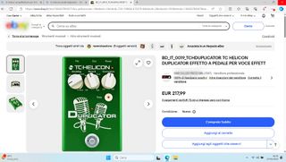 TC Helicon Duplicator - Pedal Effetti Vocali