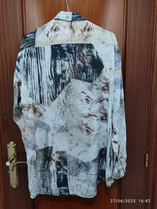 Camisa Zara multicolor manga larga