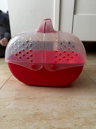 Transportín mascotas pequeño rosa