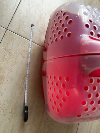 Transportín mascotas pequeño rosa