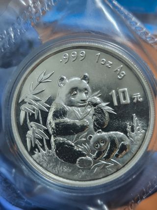 Moneda 1 Onza PlataPanda 1996