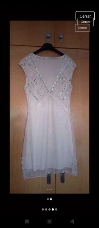 Vestido fiesta rosa | Talla S