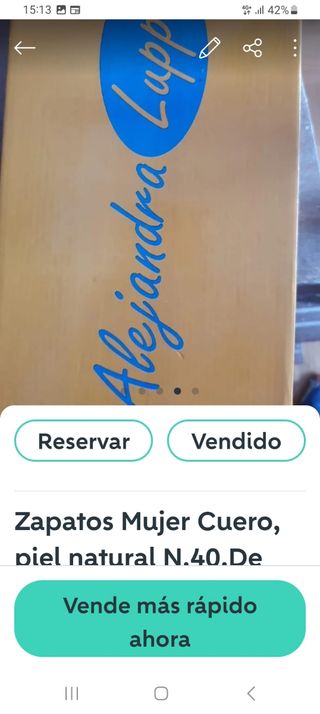 Zapatos Piel Marrón Mujer nº40.Italianos