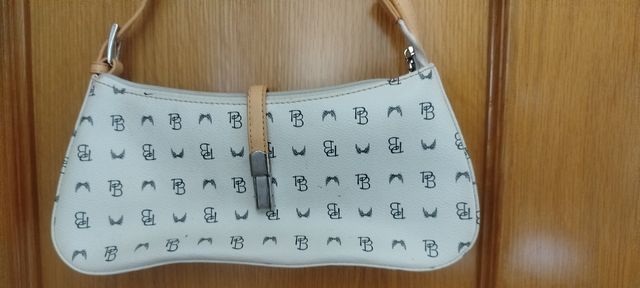 Bolso bandolera beige