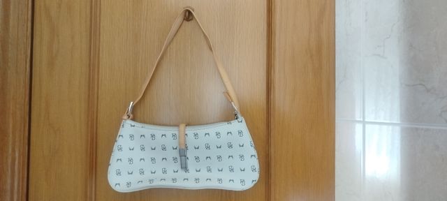 Bolso bandolera beige