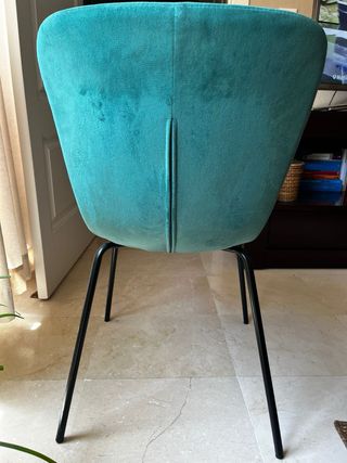 Silla terciopelo verde - moderna Maisons du Monde