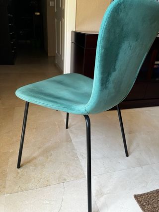 Silla terciopelo verde - moderna Maisons du Monde