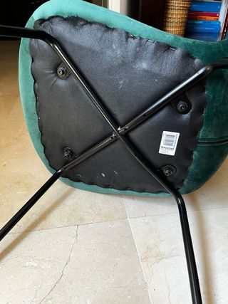 Silla terciopelo verde - moderna Maisons du Monde