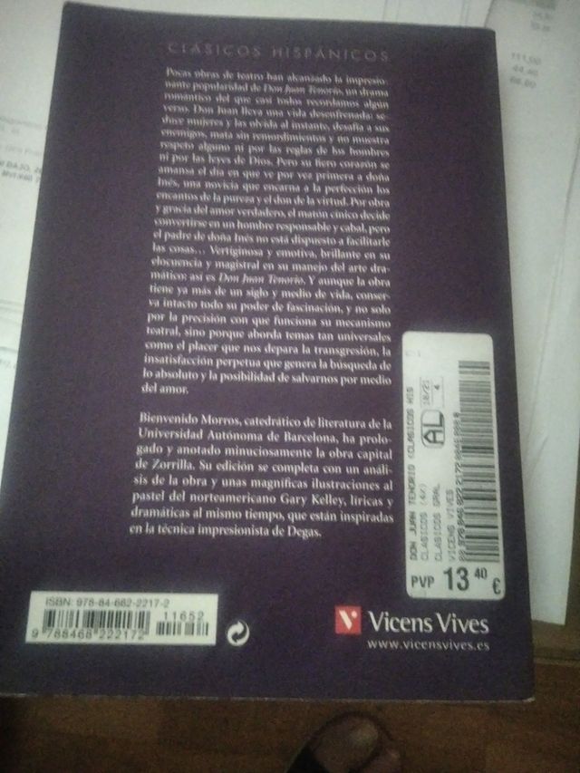 Don Juan Tenorio (clasicos Hispanicos)