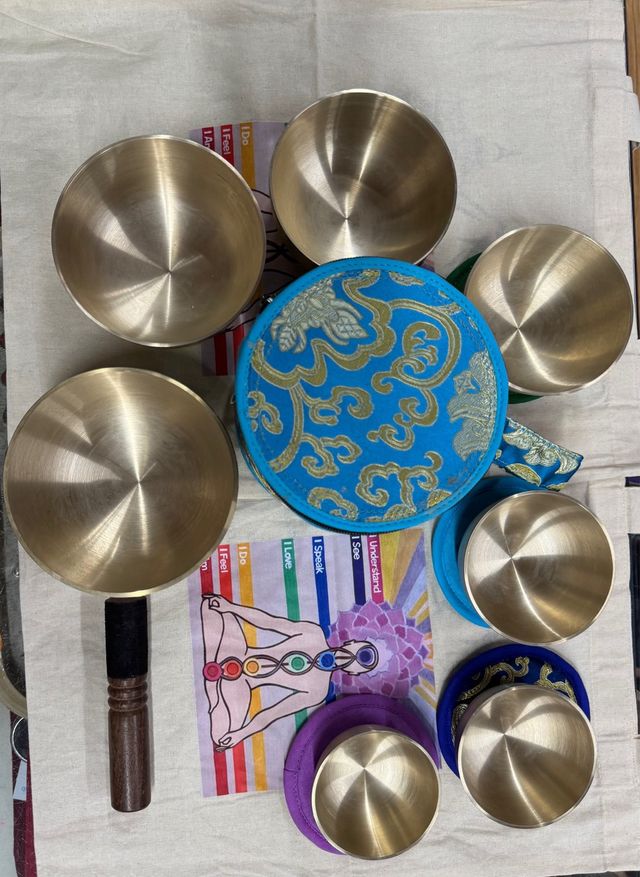 7 Cuencos Tibetanos Chakra limpieza