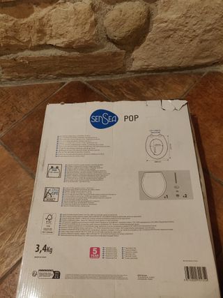 Sedile WC SenSea Pop bianco, nuovo e sigillato