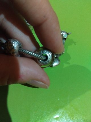 Pulsera Pandora 5 charms multicolor