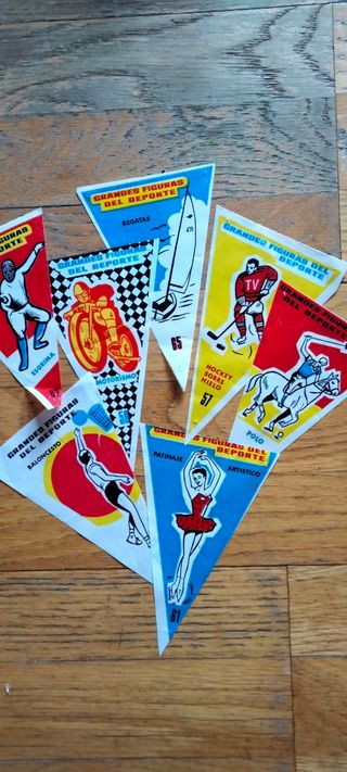 Banderines Grandes Figuras Deporte