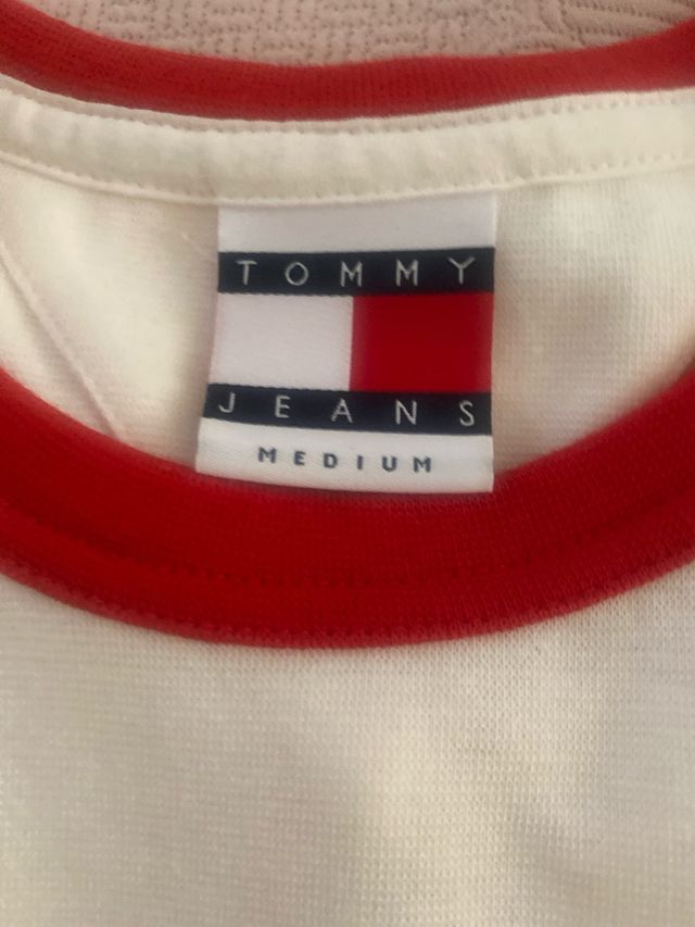T-shirt Tommy Jeans bianca tg M