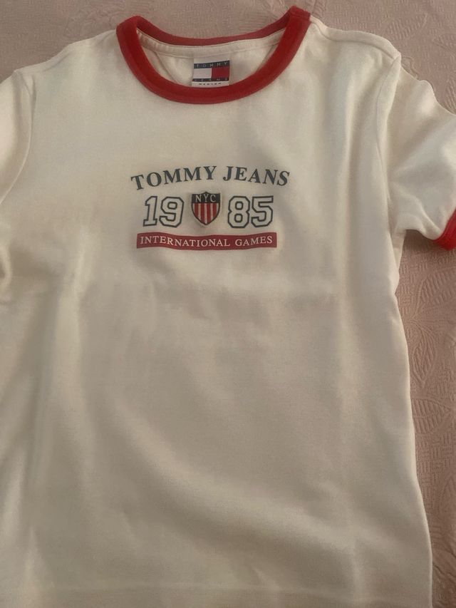 T-shirt Tommy Jeans bianca tg M