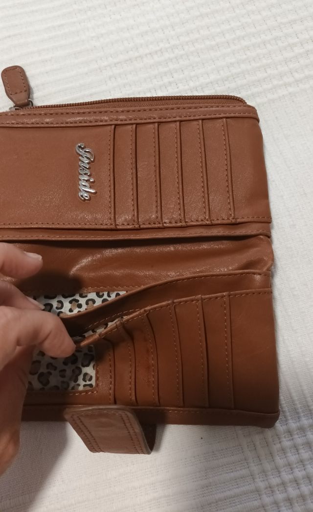 Monedero marrón Inside