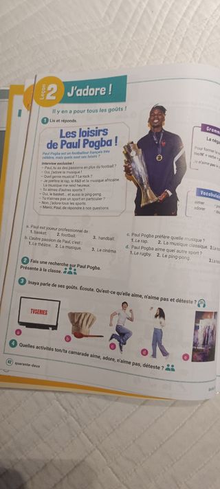Libro de francés  1°ESO IES Lorenzo Hervas y Pandu
