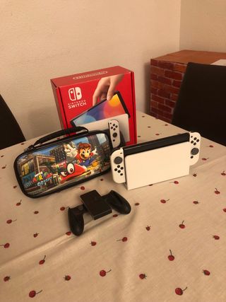 Nintendo Switch OLED blanca