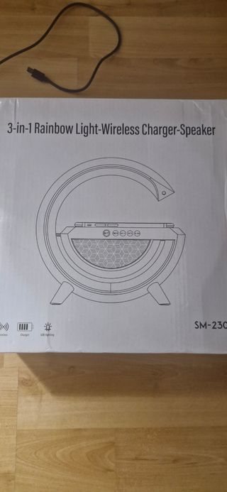 Altoparlante wireless 3-in-1 con luce arcobaleno