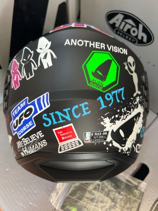 Casco moto M trial UFO jet