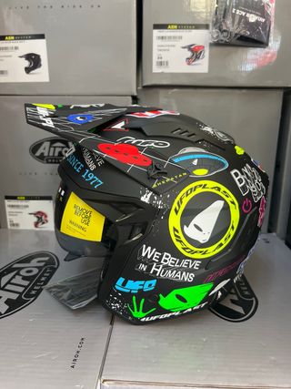 Casco moto M trial UFO jet