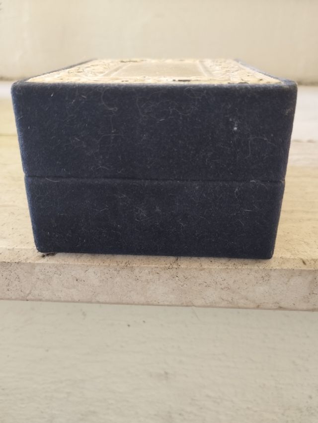 Scatola portagioie velluto e silver