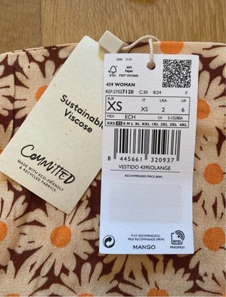 Vestido MANGO floral