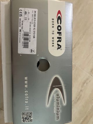 Zapatos seguridad Cofra - negros
