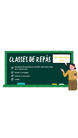 Clases de repàs Primaria-ESO