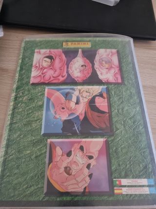 Álbum Dragon Ball ZPanini serie verde. Incompleto