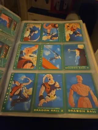 Álbum Dragon Ball ZPanini serie verde. Incompleto