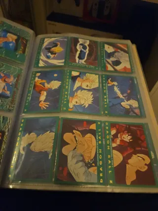 Álbum Dragon Ball ZPanini serie verde. Incompleto
