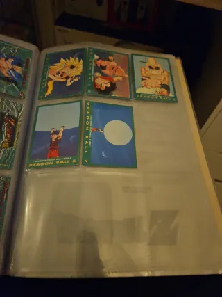 Álbum Dragon Ball ZPanini serie verde. Incompleto