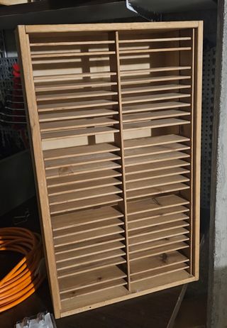 Porta CD legno - 30 CD