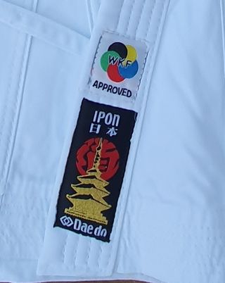 Karategi Ipon Karate Niño DaeDo. Aprobado por WKF.