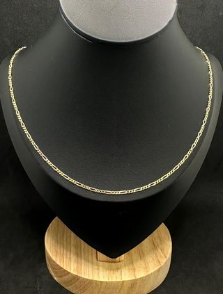 Cadena Fígaro de oro de 18k, 3.69 g, 40cm.