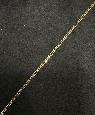 Cadena Fígaro de oro de 18k, 3.69 g, 40cm.