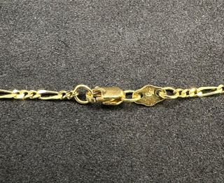 Cadena Fígaro de oro de 18k, 3.69 g, 40cm.