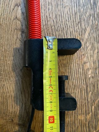 Lampada vintage rossa