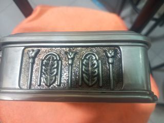 Caja joyero metal plata